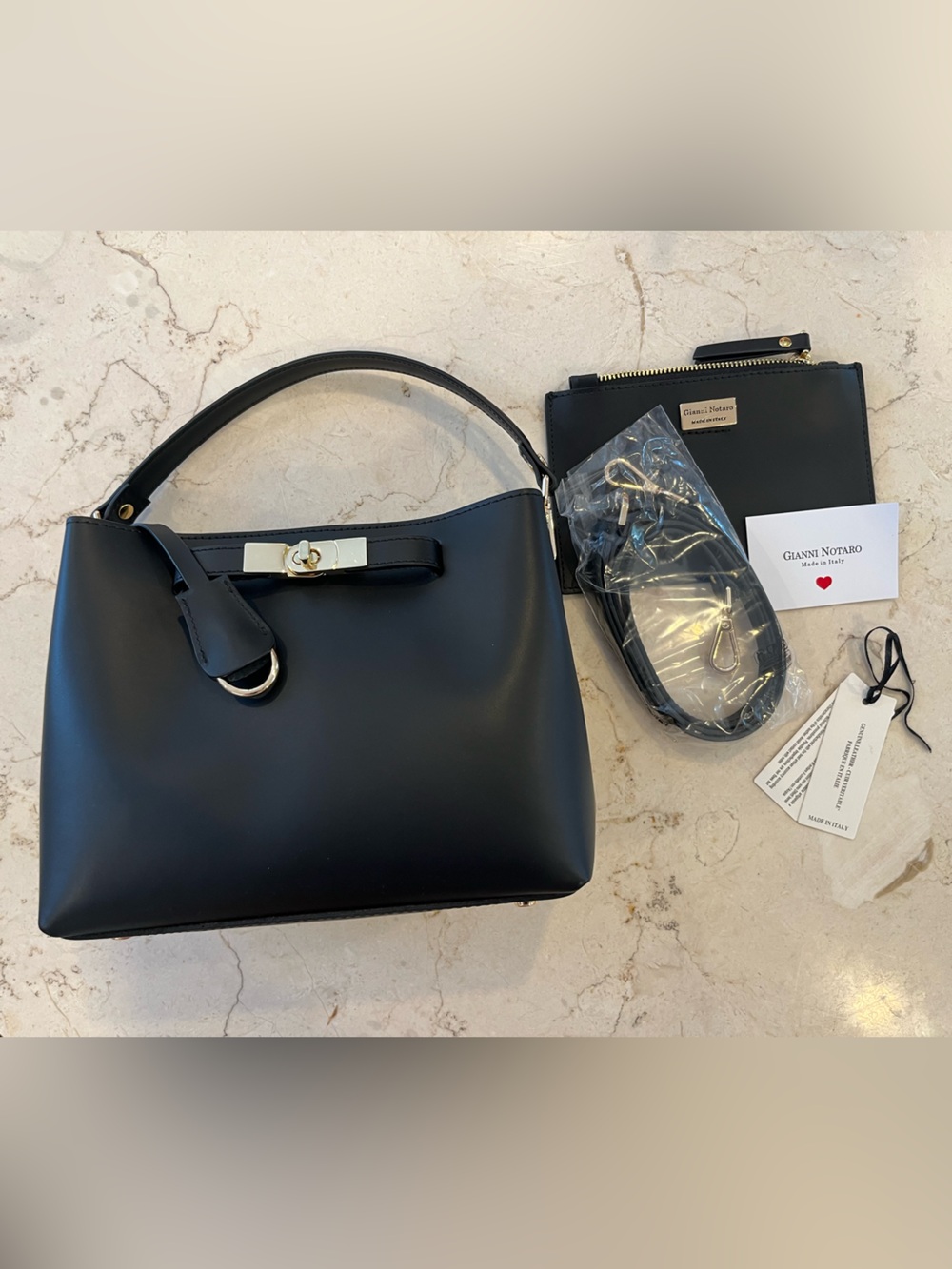 Gianni Notaro Emily Black Bag
